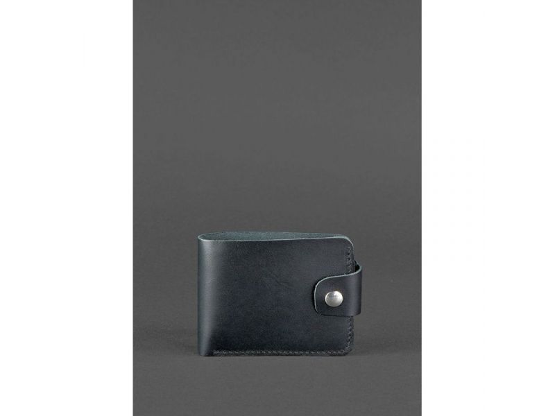 Кожаное портмоне 4.3 черное, фото 1