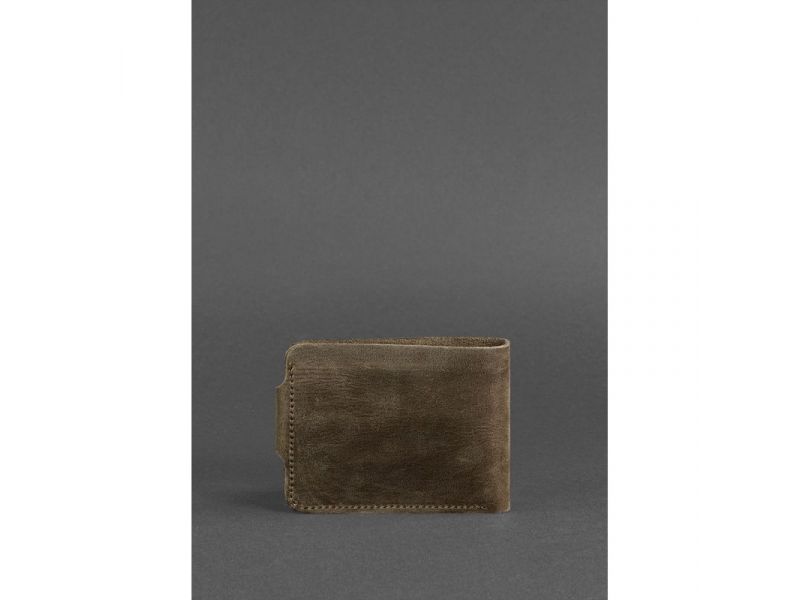 Кожаное портмоне 4.3 темно-коричневый Crazy Horse, фото 4