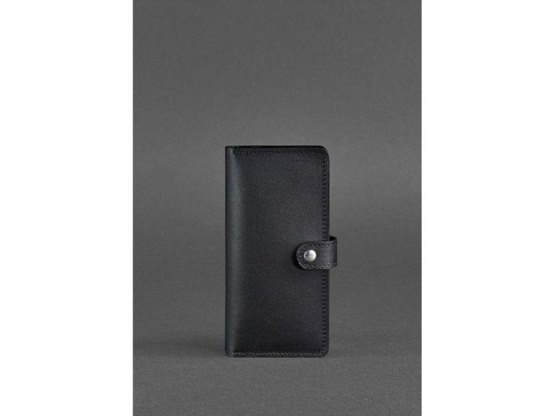 Кожаное портмоне 7.0 черное, фото 1