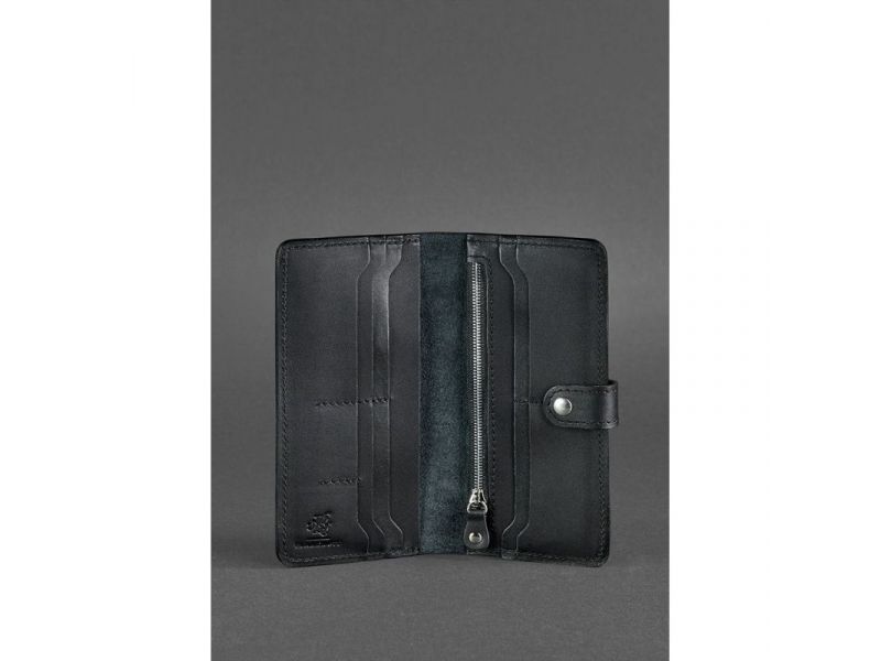 Кожаное портмоне 7.0 черное, фото 3