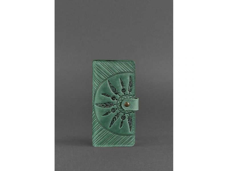 Кожаное женское портмоне 7.0 Инди Зеленый, фото 1