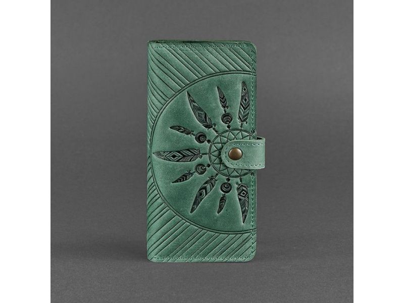Кожаное женское портмоне 7.0 Инди Зеленый, фото 5