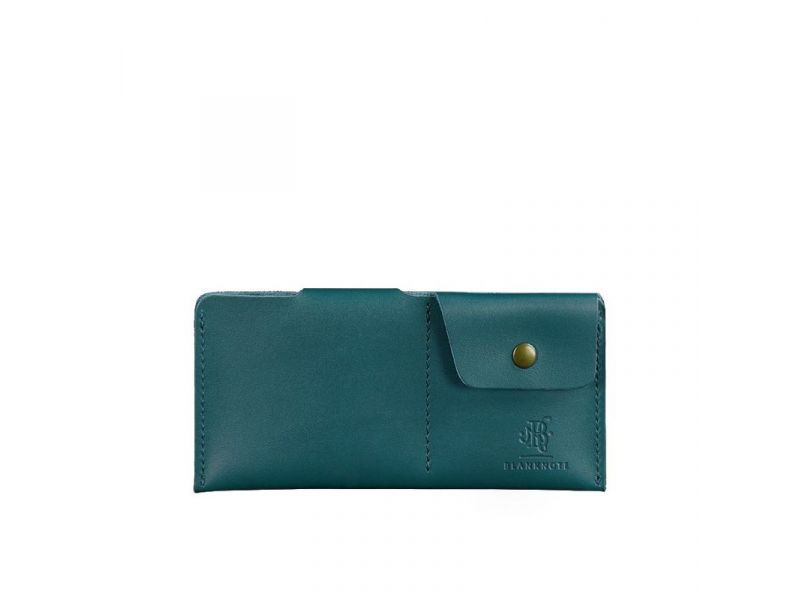 Кожаное портмоне-купюрник 8.0 зеленое, фото 5