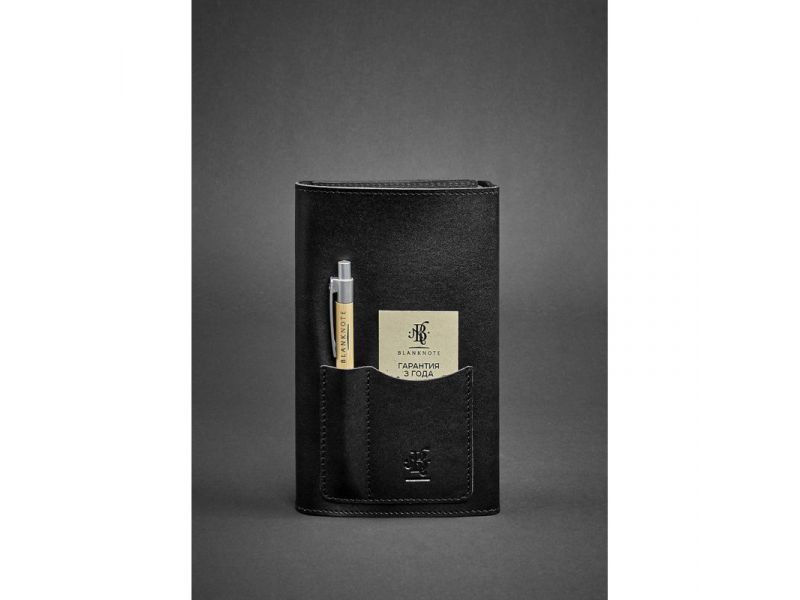 Кожаный блокнот (Софт-бук) 2.0 черный, фото 3