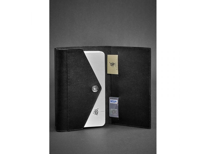 Кожаный блокнот (Софт-бук) 2.0 черный, фото 2