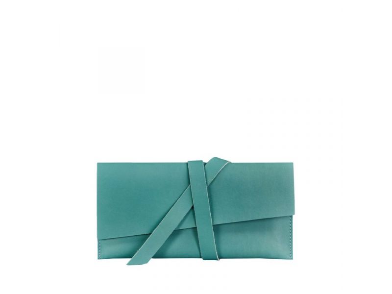 Кожаный женский тревел-кейс Voyager 1.2 Бирюзовый, фото 5