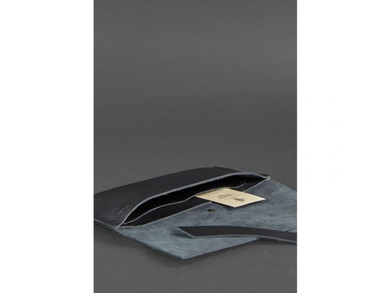 Кожаный тревел-кейс Voyager 1.2 черный Краст, фото 2