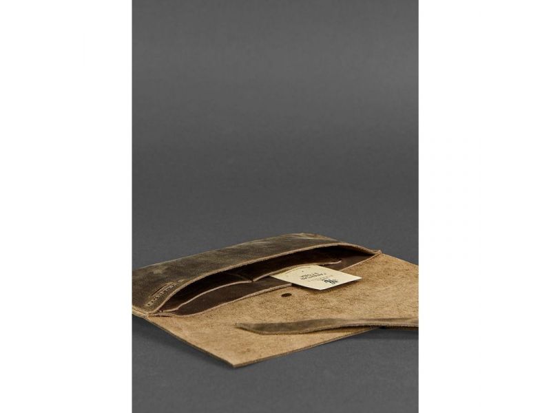 Кожаный тревел-кейс Voyager 1.2 темно-коричневый Crazy Horse, фото 2