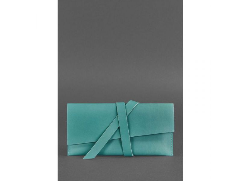 Кожаный женский тревел-кейс Voyager 1.2 Бирюзовый, фото 1