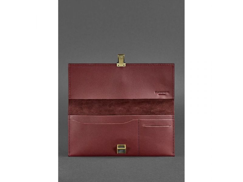 Кожаный тревел-кейс Journey 2.0 Krast бордовый, фото 2