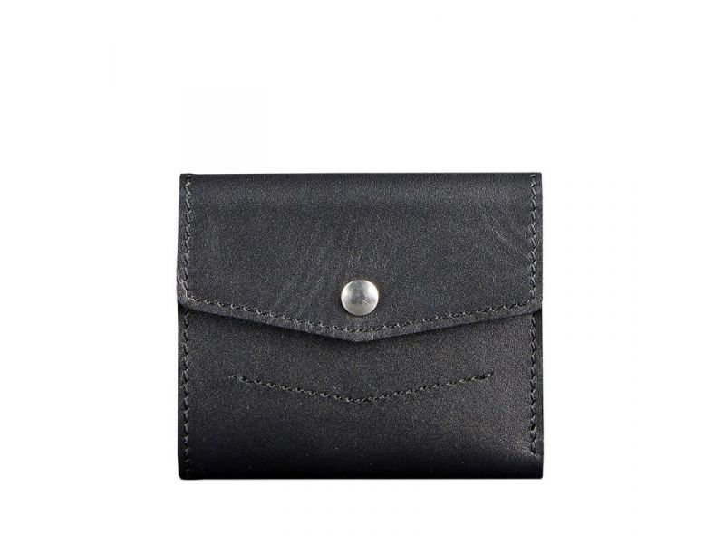 Кожаный кошелек 2.1 черный, фото 6