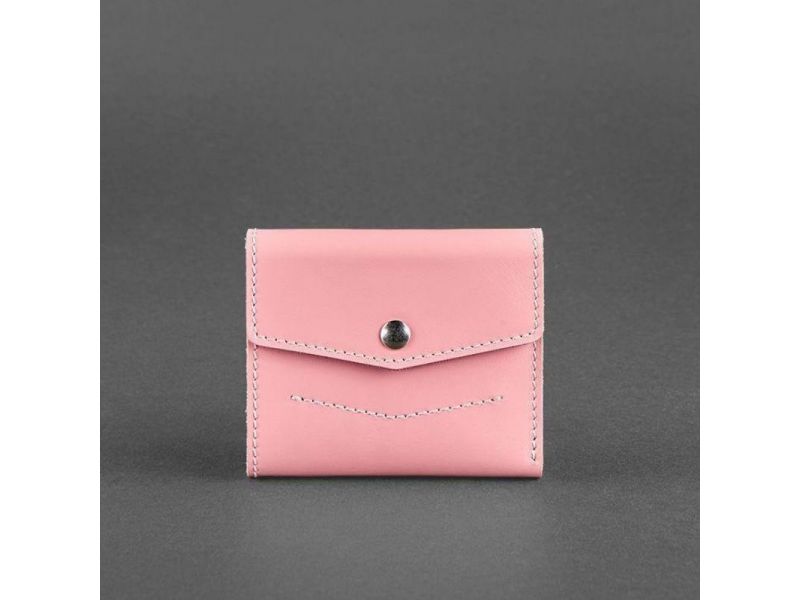 Женский кожаный кошелек 2.1 Розовый, фото 5