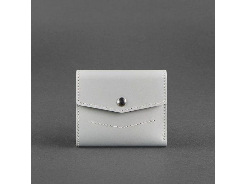 Женский кожаный кошелек 2.1 Серый, фото 5