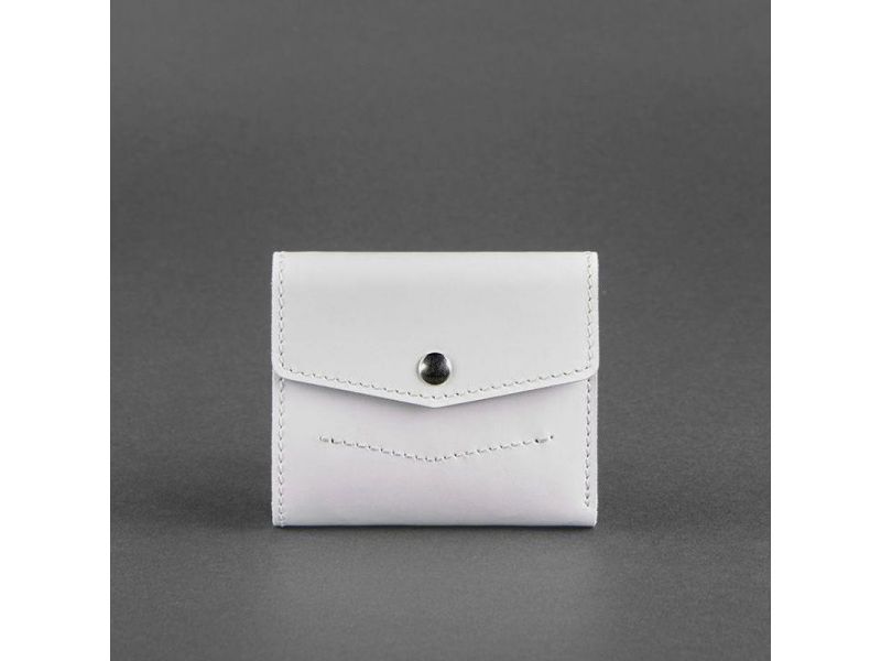 Женский кожаный кошелек 2.1 Белый, фото 5
