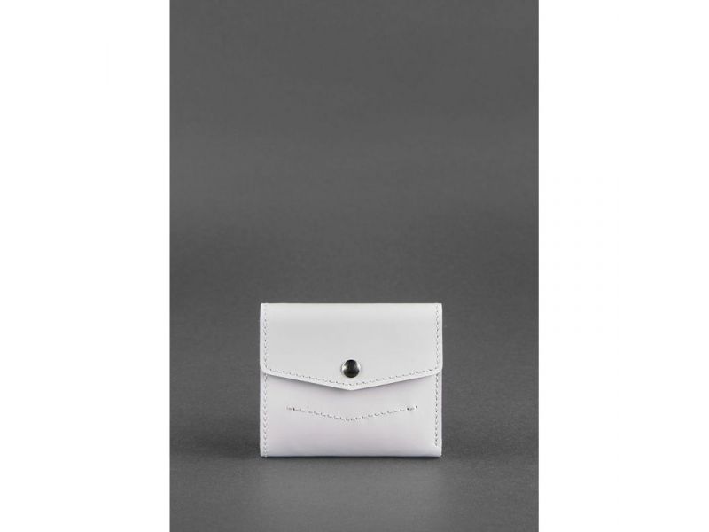 Женский кожаный кошелек 2.1 Белый, фото 1