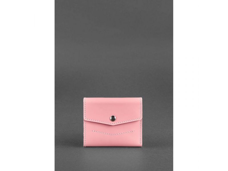 Женский кожаный кошелек 2.1 Розовый, фото 1