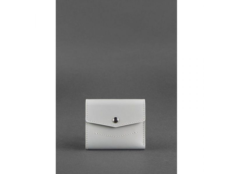 Женский кожаный кошелек 2.1 Серый, фото 1