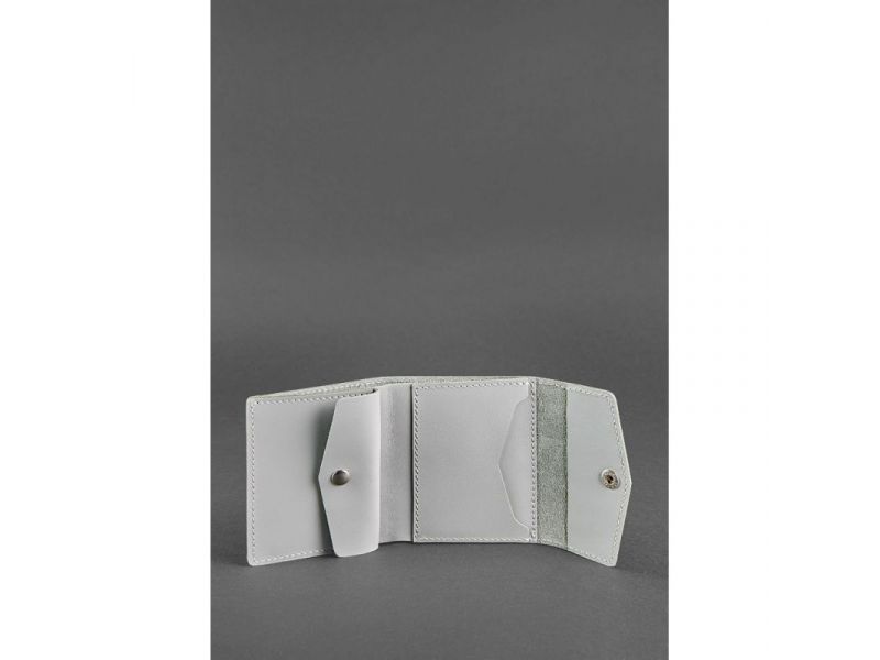 Женский кожаный кошелек 2.1 Серый, фото 3