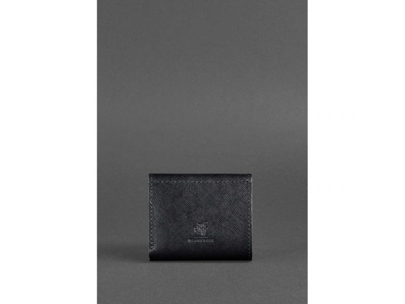 Кожаный кошелек 2.1 черный Blackwood, фото 4