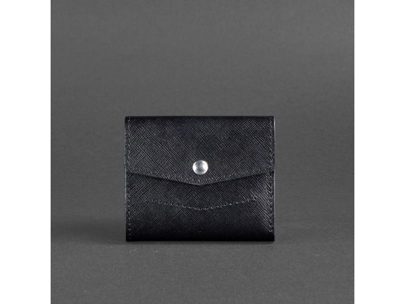 Кожаный кошелек 2.1 черный Blackwood, фото 5