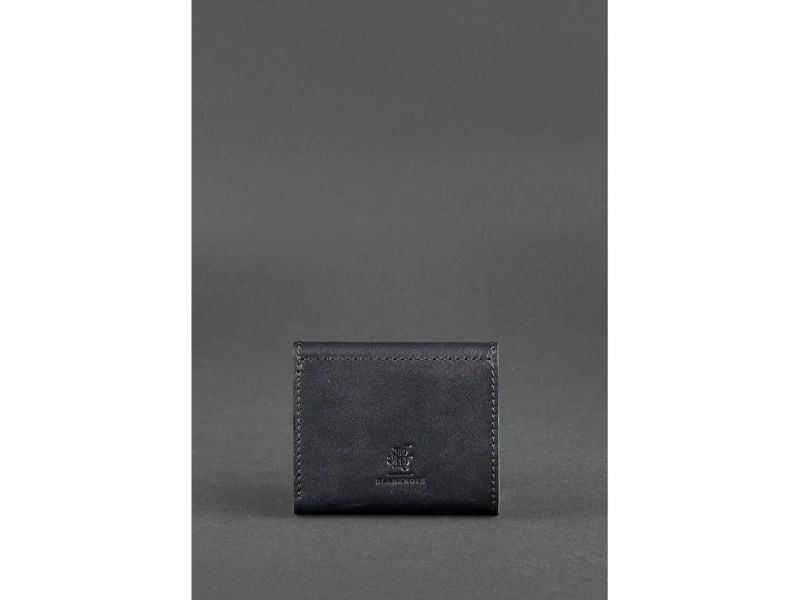 Кожаный кошелек 2.1 черный, фото 4