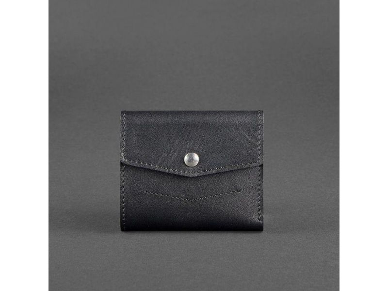 Кожаный кошелек 2.1 черный, фото 5