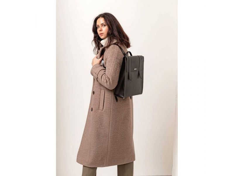 Женский кожаный черный рюкзак Blackwood, фото 8