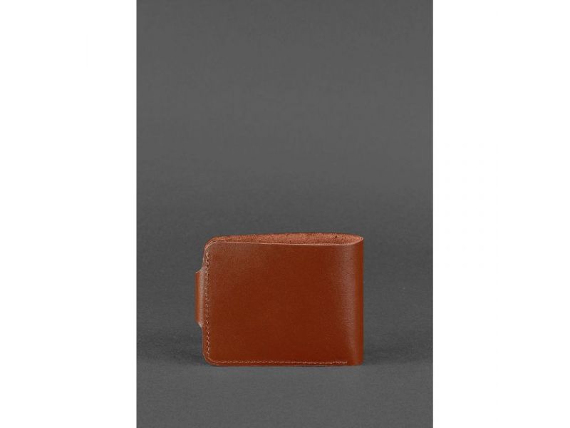 Кожаное портмоне 4.3 светло-коричневое, фото 4