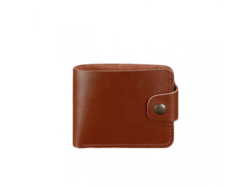 Кожаное портмоне 4.3 светло-коричневое, фото 6