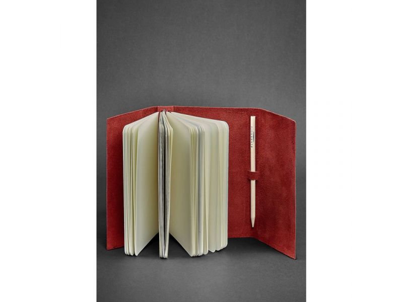 Женский кожаный блокнот (Софт-бук) 1.0 коралловый, фото 2