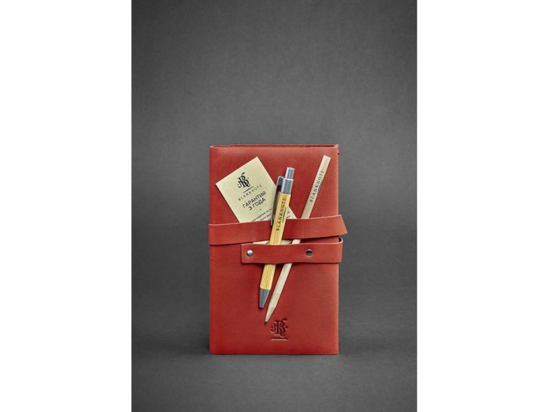 Женский кожаный блокнот (Софт-бук) 1.0 коралловый, фото 3