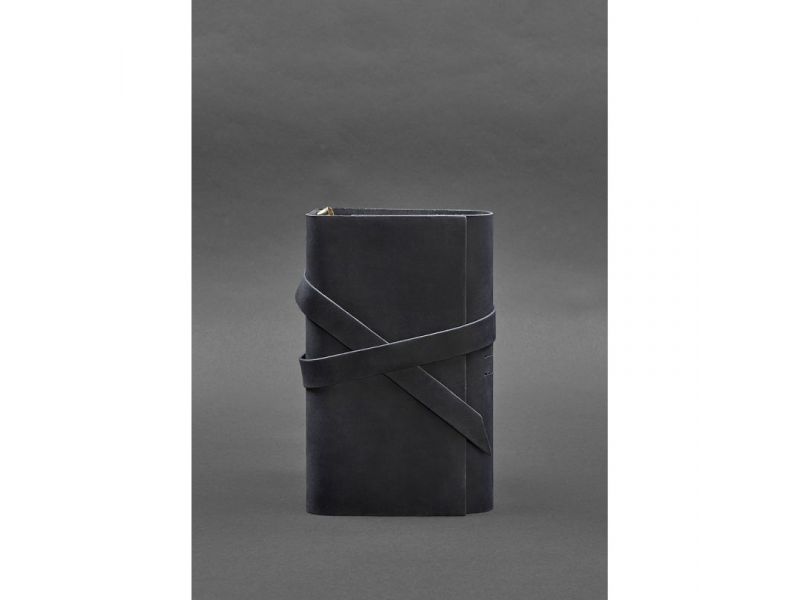 Кожаный блокнот (Софт-бук) 1.0 синий, фото 1