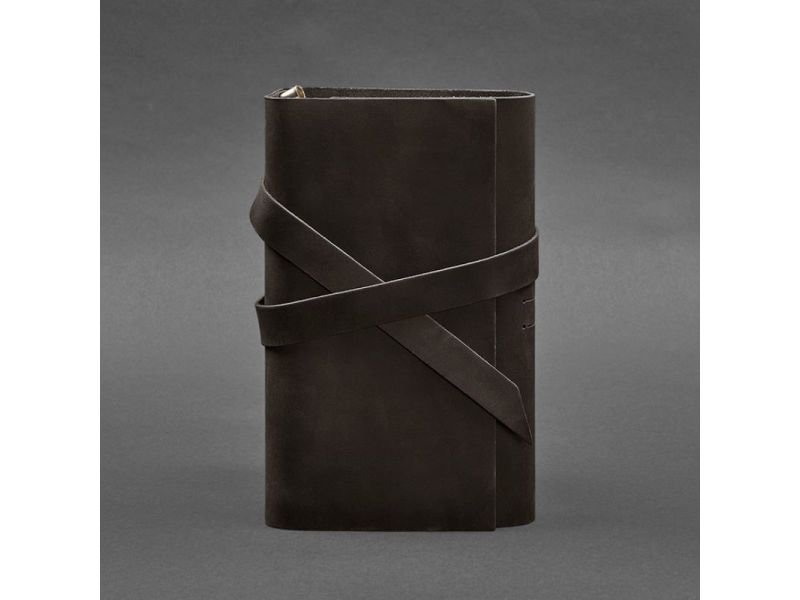 Кожаный блокнот (Софт-бук) 1.0 темно-коричневый, фото 4