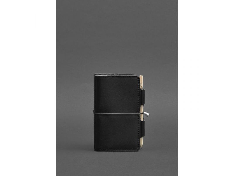 Кожаный блокнот (Софт-бук) 3.0 черный, фото 1