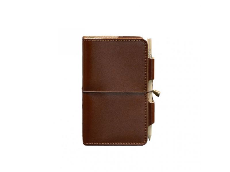 Кожаный блокнот (Софт-бук) 3.0 светло-коричневый, фото 6