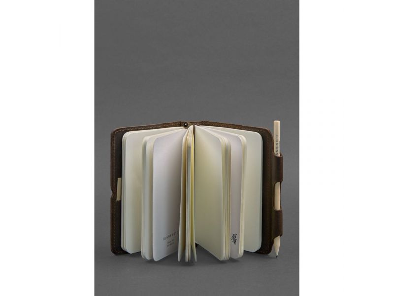 Кожаный блокнот (Софт-бук) 3.0 темно-коричневый, фото 2