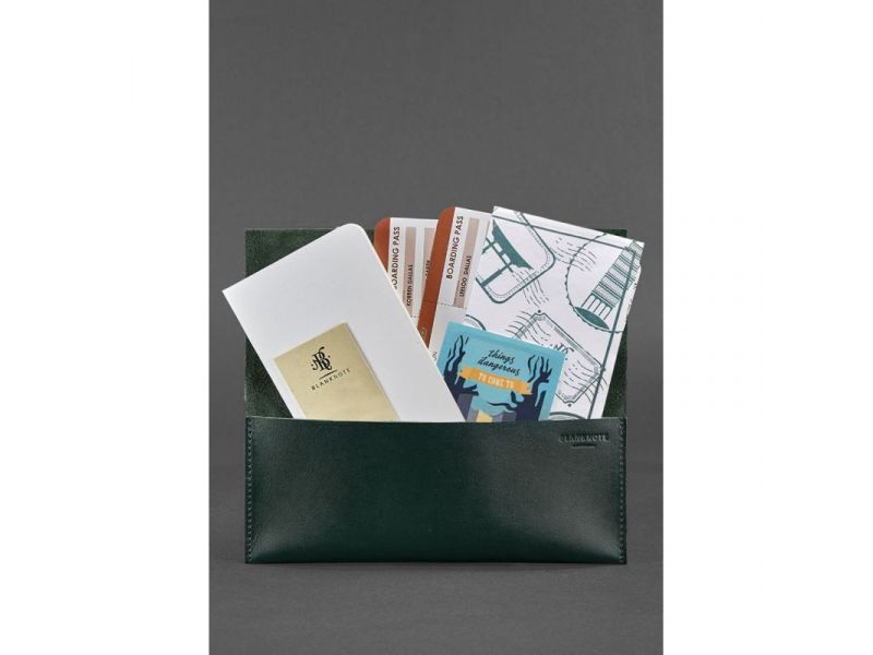 Кожаный тревел-кейс Voyager 1.0 зеленый, фото 2