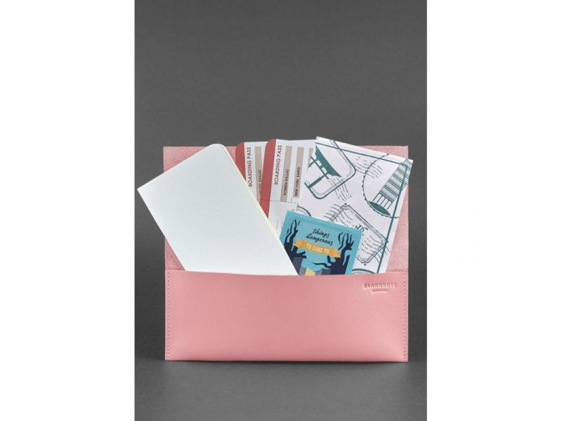 Кожаный женский тревел-кейс Voyager 1.0 Розовый, фото 2