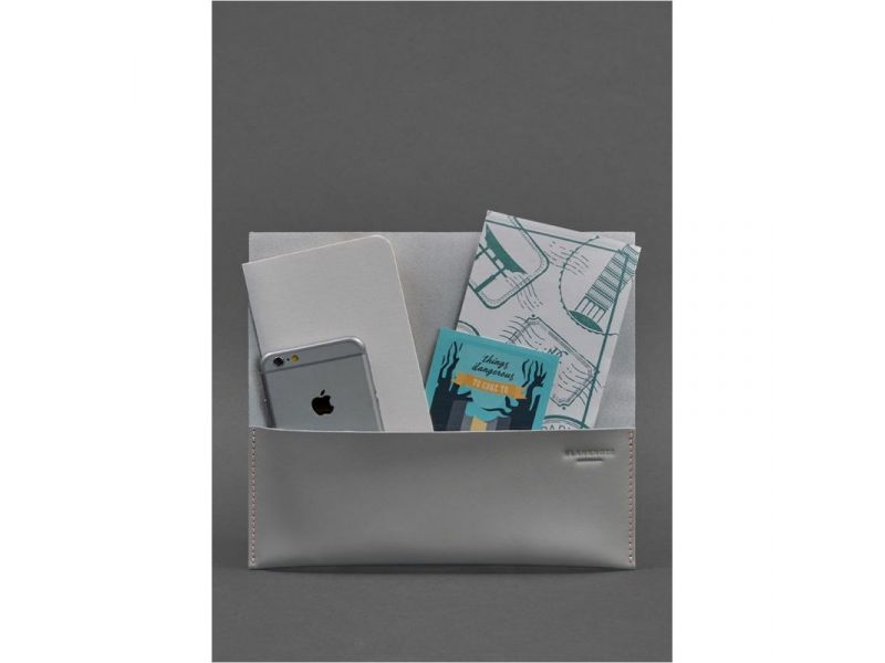 Кожаный женский тревел-кейс Voyager 1.0 Серый с розовым, фото 2