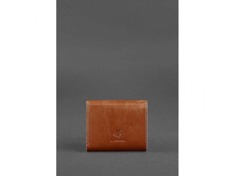 Кожаный кошелек 2.1 светло-коричневый, фото 5