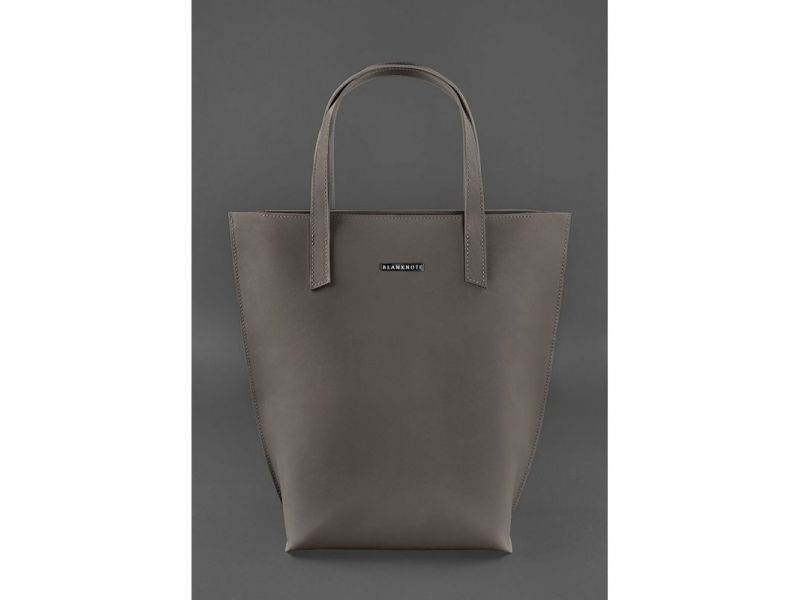 Кожаная женская сумка шоппер D.D. темно-бежевая, фото 2