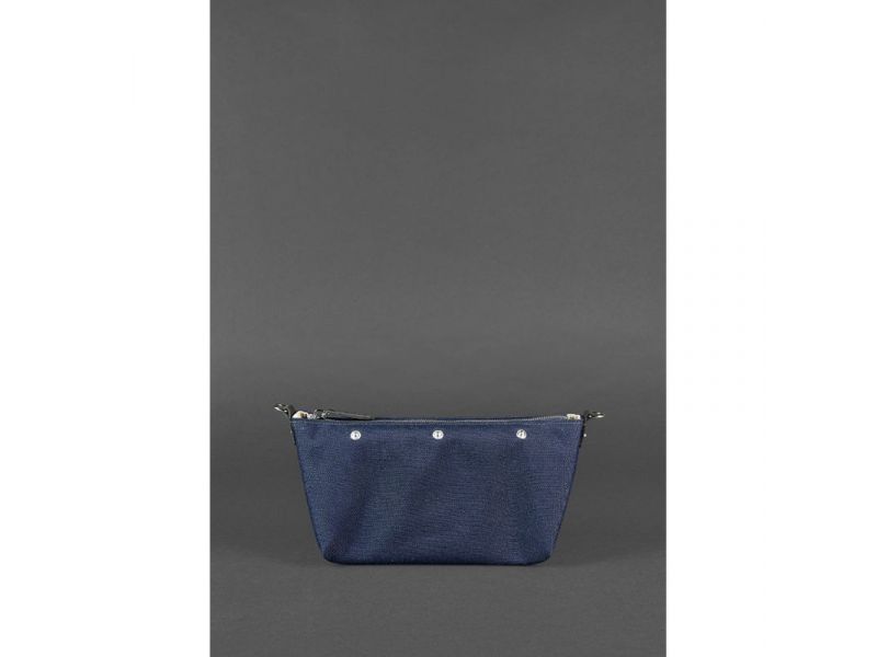 Кожаная плетеная женская сумка Пазл S черная Crazy Horse, фото 4