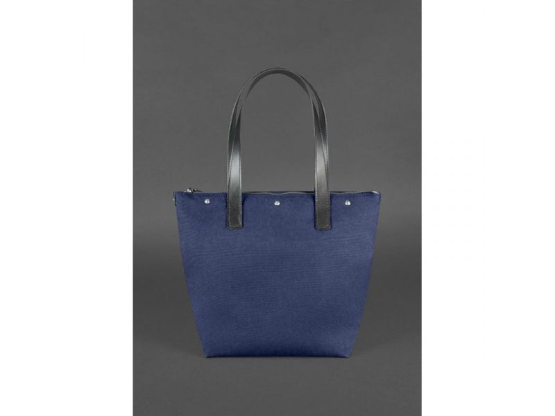 Кожаная плетеная женская сумка Пазл L черная Crazy Horse, фото 4