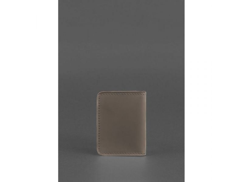 Кожаная обложка для ID-паспорта и водительских прав 4.0 темно-бежевая, фото 4