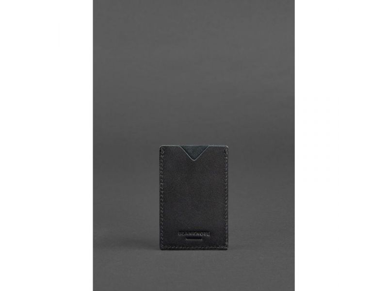 Кожаный кард-кейс 8.0 черный, фото 5