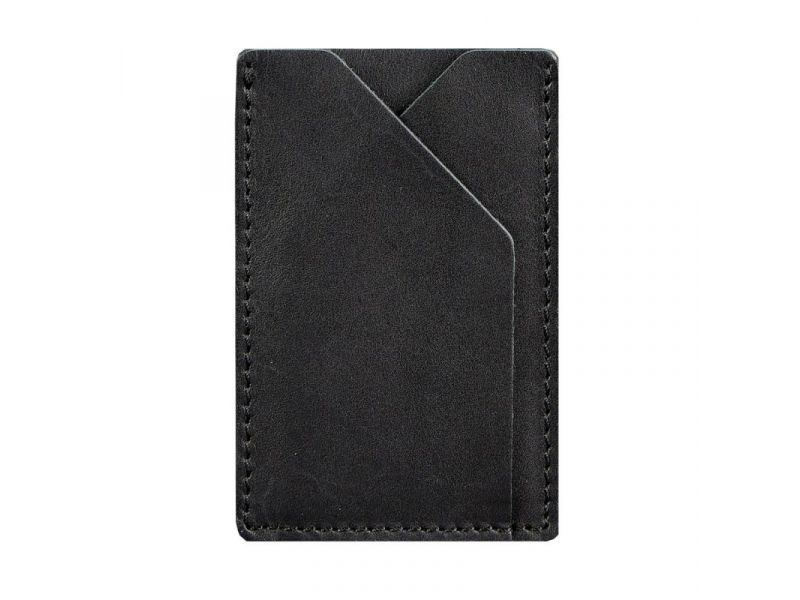 Кожаный кард-кейс 8.0 черный, фото 7