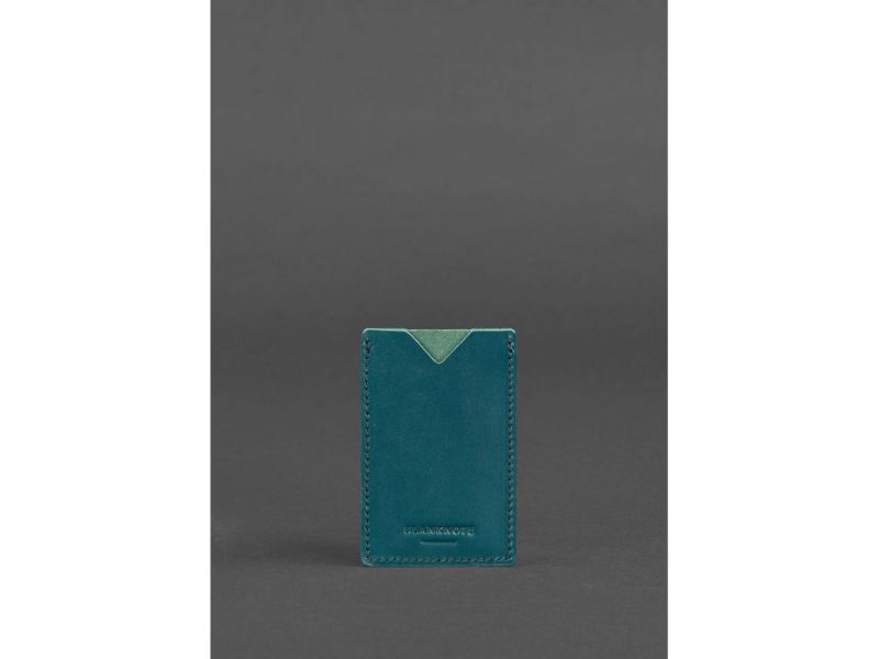 Женский кожаный кард-кейс 8.0 зеленый, фото 5