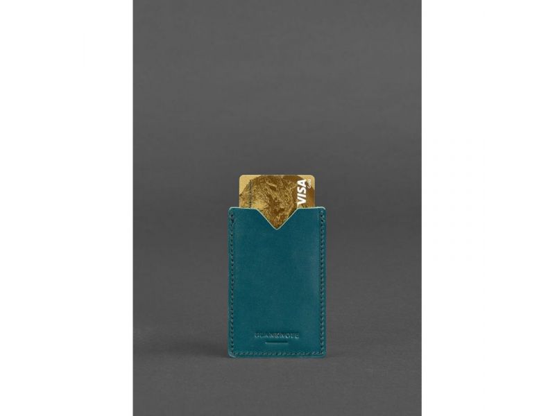 Женский кожаный кард-кейс 8.0 зеленый, фото 4