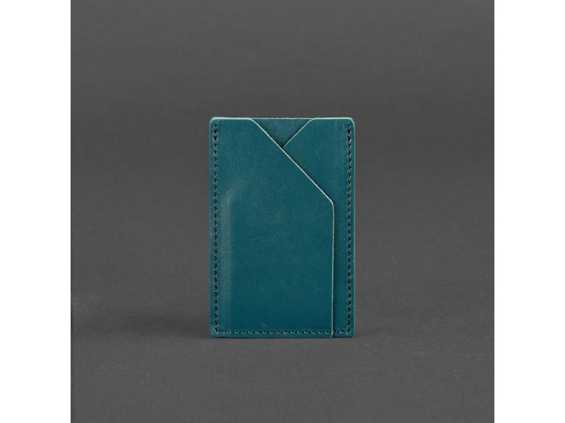 Женский кожаный кард-кейс 8.0 зеленый, фото 6