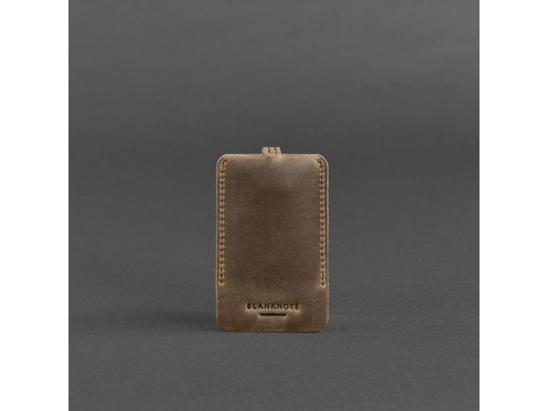 Кожаная ключница 1.0 темно-коричневый Crazy Horse, фото 6